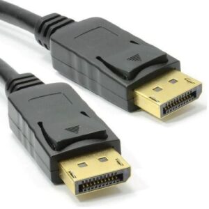 DisplayPort to DisplayPort Cable – 4K UHD Video & Audio | Gold-Plated Connectors | For Laptops, PCs, Monitors & Projectors - Image 1