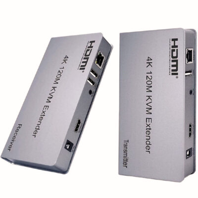 120m KVM HDMI extender over CAT6 long distance transmitter receiver