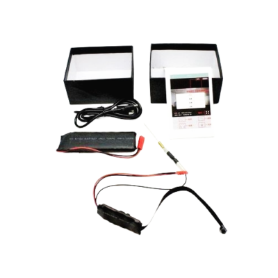 Mini pin hole camera for discreet indoor security monitoring