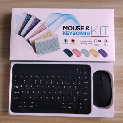 Generic rechargeable wireless keyboard and mouse combo set