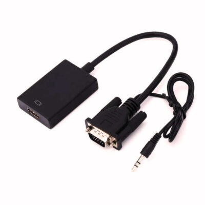 VGA to HDMI adapter converter cable for TV and projector