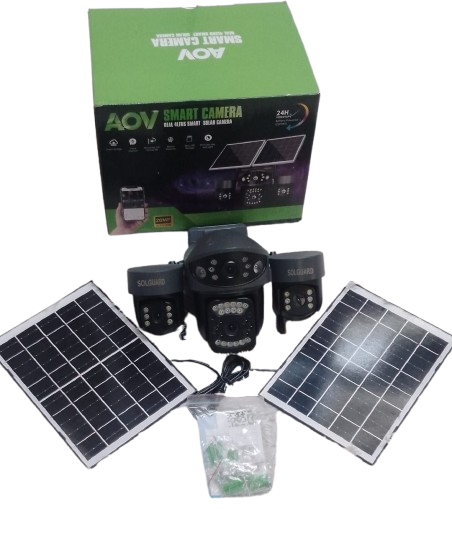 AOV180 Quad Lens Solar Security Camera