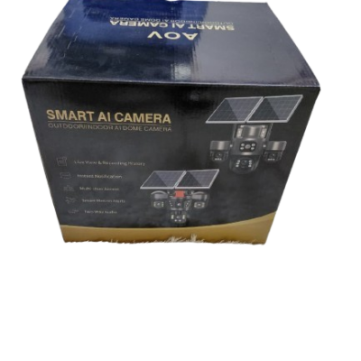 AOV-780 Triple Lens Solar Security Camera for outdoor surveillance