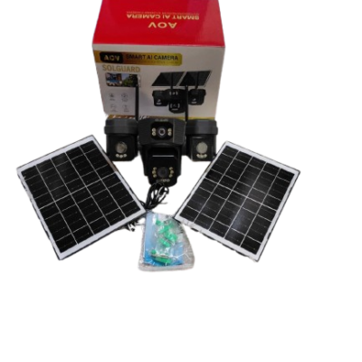 AOV-130 Triple Lens Solar Security Camera for outdoor surveillance